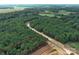 Aerial view of a lot surrounded by lush trees at 1021 Baylor Grv, Monroe, NC 28110