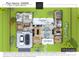 Detailed floor plan showcases layout with 4 bedrooms, 2.5 baths, and spacious living areas at 1025 Baylor Grv, Monroe, NC 28112