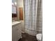 Simple bathroom featuring a white vanity and shower at 212 Pethel St, Kannapolis, NC 28081