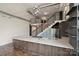Modern kitchen with island and stainless steel appliances at 715 N Graham St # 201, Charlotte, NC 28202