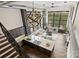 Modern kitchen with island and high ceilings at 715 N Graham St # 201, Charlotte, NC 28202