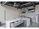 Modern outdoor kitchen with granite countertop and bar seating at 715 N Graham St # 201, Charlotte, NC 28202