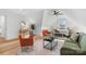 Open bonus room with seating area and a bedroom at 3001 Sparrow Springs Rd, Gastonia, NC 28052