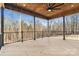 Spacious deck with wooden flooring and wooded views at 3001 Sparrow Springs Rd, Gastonia, NC 28052