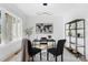 Stylish home office featuring a large window and built-in shelving at 3001 Sparrow Springs Rd, Gastonia, NC 28052