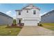 Inviting two-story home with a well-maintained lawn and attached two car garage at 203 Alden Ct, Shelby, NC 28152
