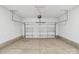 A clean and spacious garage with a white door and ample space at 203 Alden Ct, Shelby, NC 28152