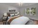 Spacious bedroom with neutral walls and large windows at 5346 Johnston Mill Ct, Charlotte, NC 28269