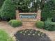 Brick community sign for Prosperity neighborhood at 5346 Johnston Mill Ct, Charlotte, NC 28269