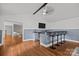 Stylish wet bar area with seating, modern fixtures, and an open floor plan for socializing at 2733 Wellington St, Rock Hill, SC 29732