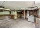 Unfinished basement featuring a concrete floor and exposed ductwork at 405 7Th St, Spencer, NC 28159
