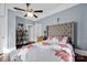 Spacious bedroom with full bed and ample closet space at 410 Gaddy St, Kannapolis, NC 28081