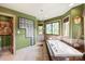 Bathroom featuring a large bathtub, tiled floors, an accent window and an exit at 1873 Farrow Dr, Rock Hill, SC 29732