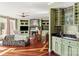 Inviting living room with a fireplace, built-in shelving, and a cozy sitting area, showcasing stylish design at 1873 Farrow Dr, Rock Hill, SC 29732