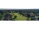 Aerial view of homes in a wooded golf course community at 3778 Rock Bridge Ne Dr, Conover, NC 28613