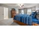 Spacious bedroom with a king-size bed and built-in storage at 6421 Chadwell Ct # 61, Fort Mill, SC 29707