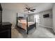 Cozy bedroom with a full-size bed, ceiling fan, and plenty of natural light at 6421 Chadwell Ct # 61, Fort Mill, SC 29707