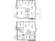 Detailed floor plan showcasing the layout of the main and upper levels of the home at 6421 Chadwell Ct # 61, Fort Mill, SC 29707