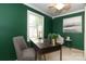 Productive home office space with a desk and comfortable chair at 1422 Morningside Dr, Charlotte, NC 28205