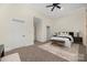 Spacious bedroom with plush bedding and ample closet space at 127 Tryon N St # 503, Charlotte, NC 28202