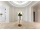 Elegant entryway with marble flooring and a stylish centerpiece at 127 Tryon N St # 503, Charlotte, NC 28202