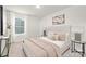 Neutral-toned bedroom with a comfortable bed and window coverings at 2040 White Cypress Ct # Kh09, Charlotte, NC 28216