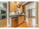 Kitchen features granite countertops and a view into the Gathering room at 7954 Bay Pointe Dr, Denver, NC 28037