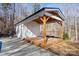 Modern pool house with a covered deck at 3305 Cameo Trl, Gastonia, NC 28056