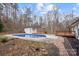 Residential pool area with shed and deck at 3305 Cameo Trl, Gastonia, NC 28056