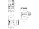 Two-story home floor plan, showing main and upper levels at 411 Moondance Dr, Gastonia, NC 28054