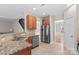 Kitchen boasts granite countertops, stainless steel appliances, and ample cabinetry at 9826 Edinburgh Ln # 282, Charlotte, NC 28269