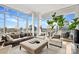 Spacious living room boasting stylish decor, expansive windows, and an inviting atmosphere at 215 N Pine St # 3705, Charlotte, NC 28202