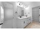 Bathroom features double sinks, tile floors and a separate toilet area at 5735 Allburn Pkwy, Concord, NC 28027