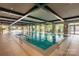 Inviting indoor swimming pool with ample space at 494 Bowline Dr, Denver, NC 28037