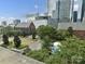 Scenic aerial view showcasing the park, play area, architecture, and lush landscaping at 435 S Tryon St # 301, Charlotte, NC 28202