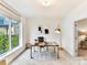 Modern office space with a large window offering city views and stylish furnishings at 435 S Tryon St # 301, Charlotte, NC 28202