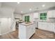 Bright kitchen with granite countertops, stainless steel appliances, and modern lighting, seamlessly blending style and functionality at 5008 Winding Jordan Ln, Charlotte, NC 28269