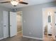 A nice bedroom leads to a walk-in closet and full bath at 525 12Th Sw St # 26, Hickory, NC 28602