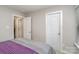 Bedroom with a queen bed and access to a bathroom at 3150 Helmsley Ct, Concord, NC 28027