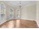 Bright office with hardwood floors and arched windows at 4800 Pimlico Ln, Waxhaw, NC 28173