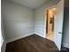 A walk-in closet with built-in shelving at 9411 Stonebridge Way # 49, Mint Hill, NC 28227