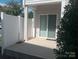 Small patio with white vinyl fence at 13969 Clayborn St, Midland, NC 28107