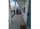 Townhome side porch with concrete flooring and access to multiple units at 13969 Clayborn St, Midland, NC 28107