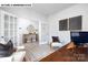 Inviting office space with french doors, neutral tones, and modern furniture at 107 Rustling Waters Dr, Mooresville, NC 28117