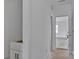 Hallway featuring doorway, closet, and unfinished flooring at 2059 Parks Rd, Salisbury, NC 28147