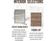 Interior selections featuring Fantasy Brown Quartz countertops and Luxury Vinyl Plank flooring in Fauna at 2059 Parks Rd, Salisbury, NC 28147