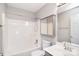 Bathroom with shower-tub, medicine cabinet, toilet and vanity at 217 Dewars Dr, Rock Hill, SC 29730