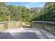 Wooden deck overlooking backyard at 335 Adolphus Rd, Salisbury, NC 28146