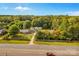 Scenic aerial view of a property nestled amongst lush greenery, showcasing its serene and secluded location at 5960/5930 S Main St, Salisbury, NC 28147