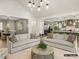 Open living room with a view into the kitchen and dining area at 8115 Farm Crossing Ln # 3, Huntersville, NC 28078